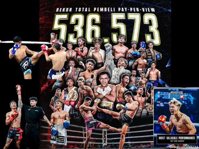 Byon Combat Showbiz Vol.5 Catat Rekor Baru, Jadi Tonggak Sejarah Tarung Indonesia