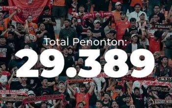 Antusiasme Suporter Persija Pecahkan Rekor Penonton Musim Ini