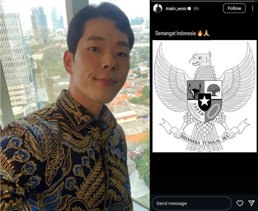 Aktor Korea Ini Berikan Dukungan kepada Masyarakat Indonesia lewat Unggahan Instagram