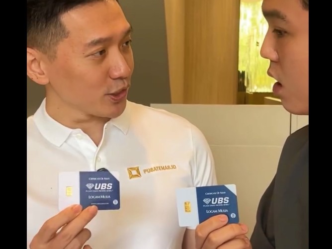 Emas Batangan UBS Palsu Beredar, Lolos Scan QR tapi Isinya Tembaga