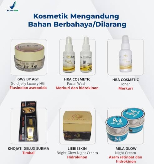 BPOM Temukan 23 Kosmetik Berbahaya, Kandungannya Bisa Picu Kanker hingga Rusak Organ