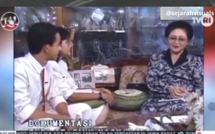 Anies Baswedan Pernah Wawancarai Ibu Tien Soeharto Saat SMA, Rekaman Lawas Kembali Viral