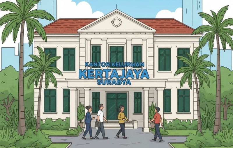 Soal Klaim Warga, Pemkot Surabaya Pastikan Kantor Kelurahan Kertajaya Milik Pemerintah