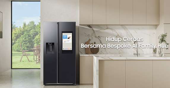 Samsung Hadirkan Kulkas AI Cerdas untuk Kelola Stok Makanan dan Cegah Food Waste