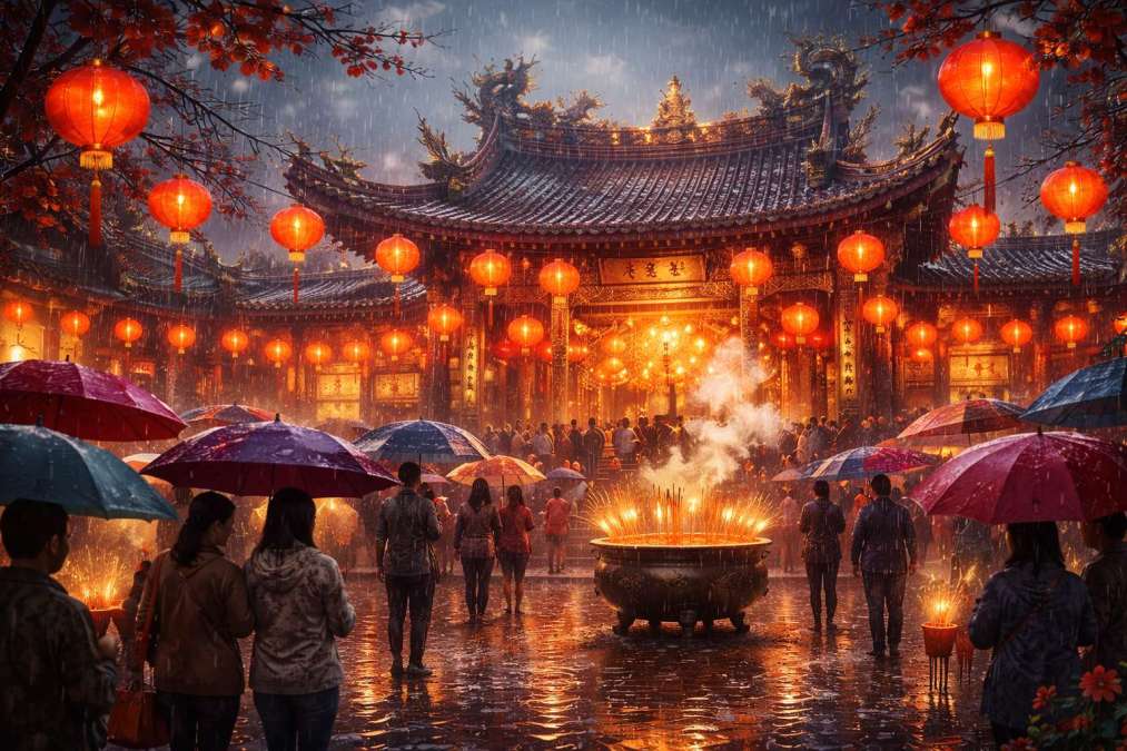 BMKG Prediksi Hujan Turun di Hampir Seluruh Wilayah saat Perayaan Imlek 2026