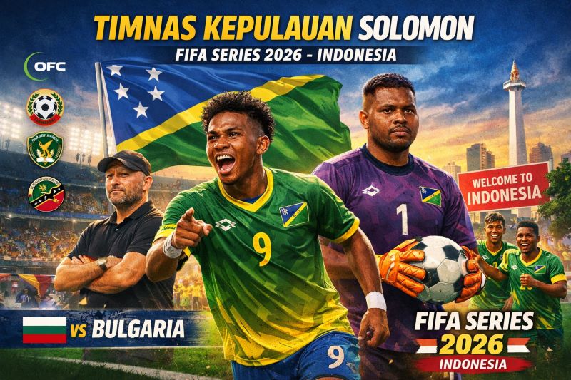 Profil Timnas Kepulauan Solomon, Wakil OFC yang Siap Tantang Bulgaria di FIFA Series 2026 Indonesia