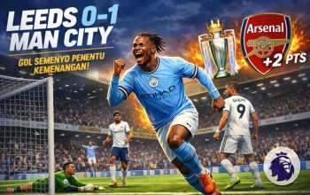 Gol Semenyo Bawa Man City Bungkam Leeds, Persaingan Gelar Liga Inggris Makin Panas