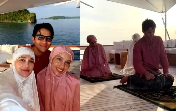 Romantis dan Khusyuk, Luna Maya–Maxime Bouttier Salat Id di Kapal Saat Liburan di Raja Ampat