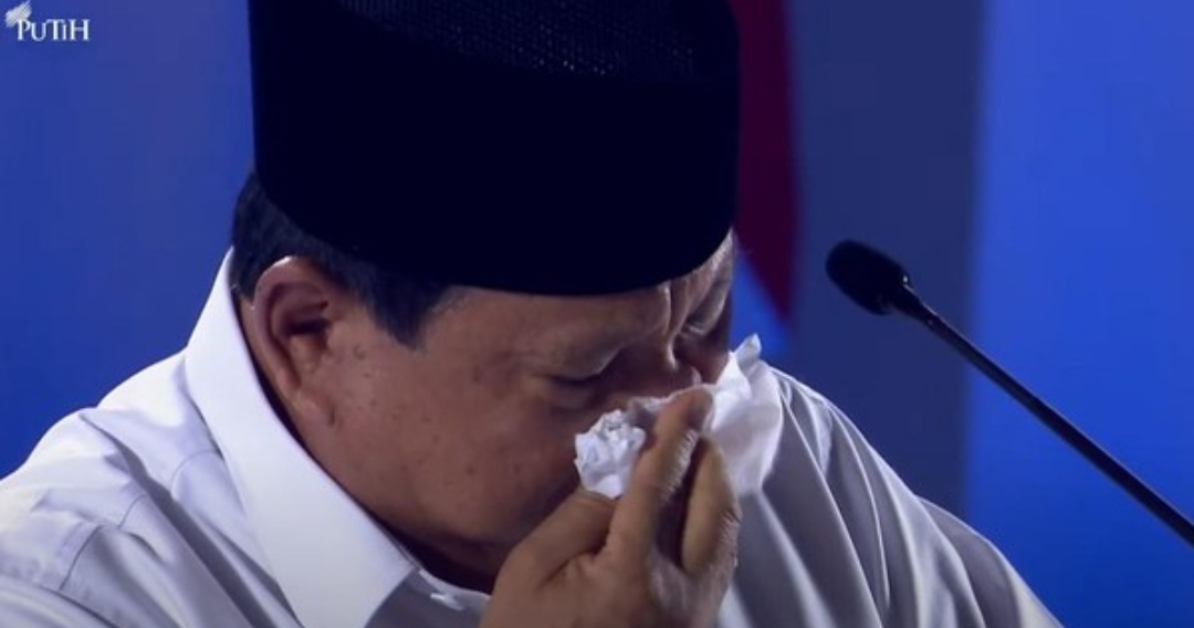 Terharu, Prabowo Menangis Lihat Bantuan Baznaz Diterima Warga Palestina