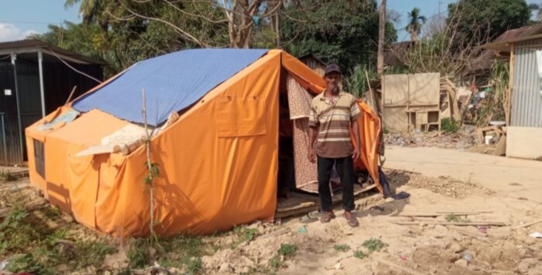 Tim Rehabilitasi Bikin Data Palsu, Banyak Pengungsi Aceh Masih Tinggal di Tenda Darurat