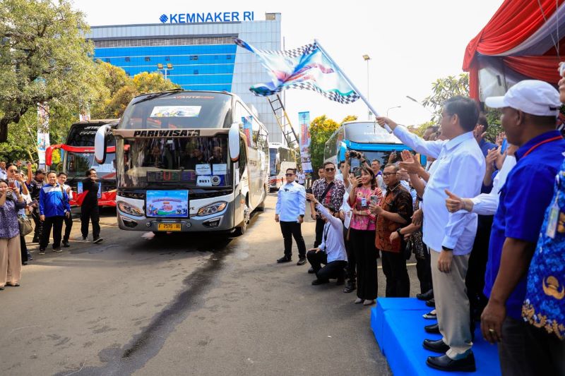 Kemnaker Gelar Mudik Gratis Lebaran 2026 untuk 12.690 Pekerja dan Ojol, Perkuat Aspek Keselamatan