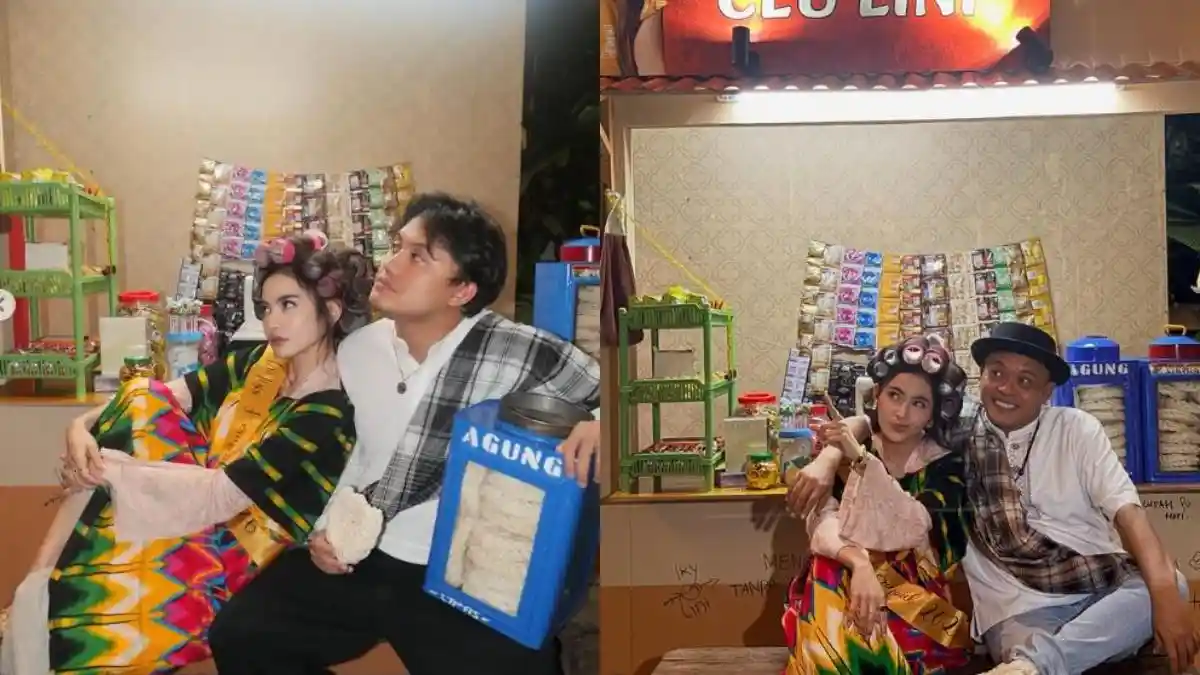 Nyentrik! Ultah Mahalini ke-26 Bertema Warung Kopi, Tampil Dasteran, Sule Ucapkan Doa