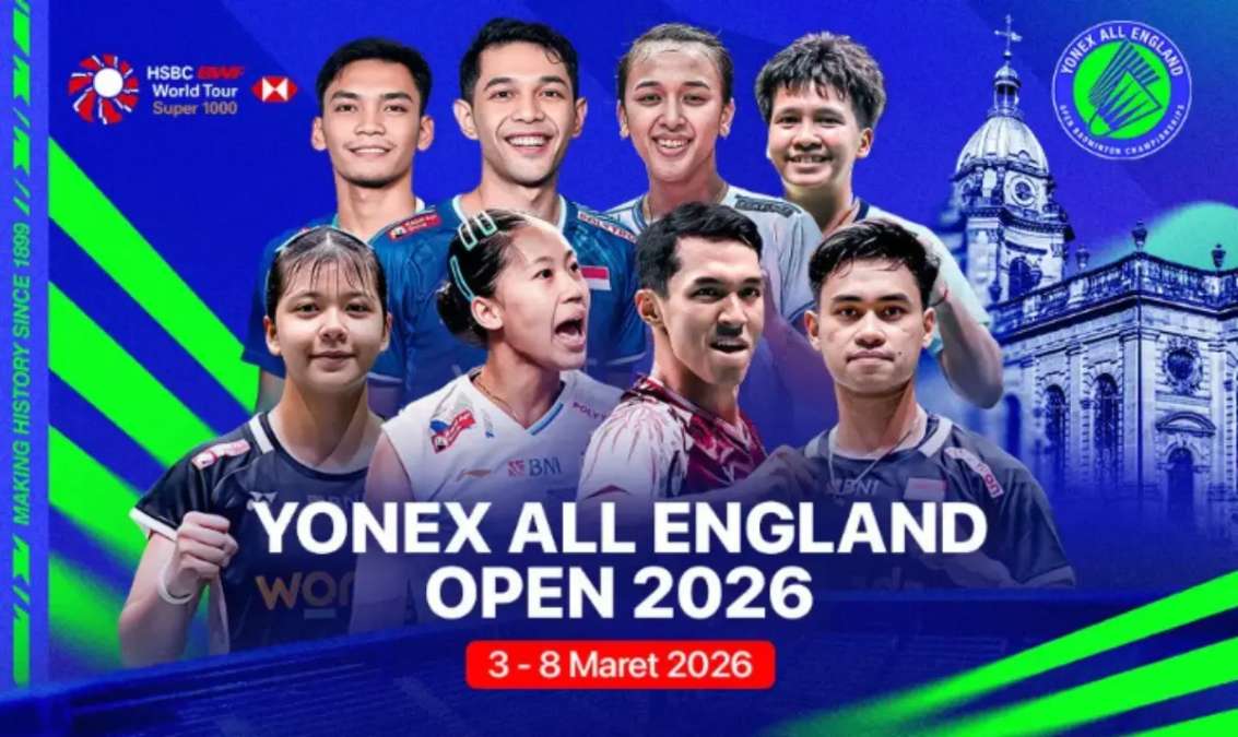Turunkan 13+1 Pemain, Berikut Daftar Pebulutangkis Indonesia di All England 2026