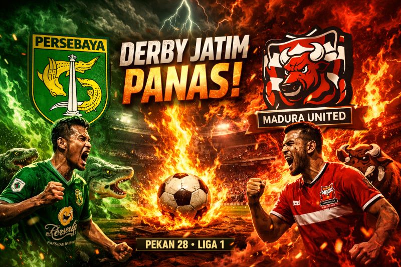 Persebaya vs Madura United: Duel Panas di GBT, Bajul Ijo Bidik Kebangkitan, Laskar Sape Kerrab Berjuang Lepas dari Degradasi