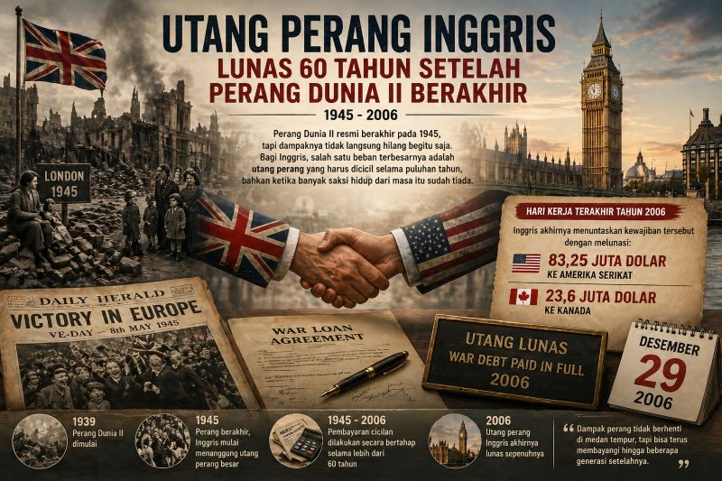 Utang Perang Inggris Baru Lunas 2006, Dampak Perang Dunia II Bertahan Puluhan Tahun