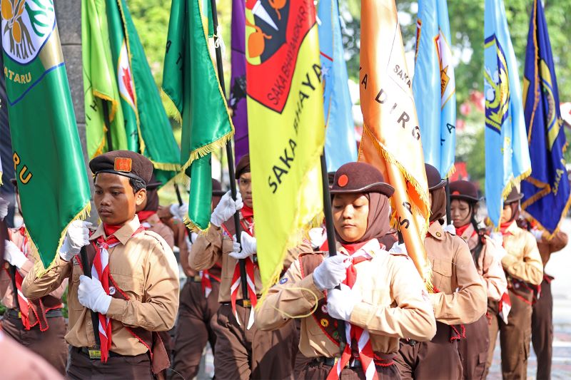 Pengukuhan Pramuka Garuda Surabaya Dinilai Strategis Bangkitkan Minat Generasi Muda