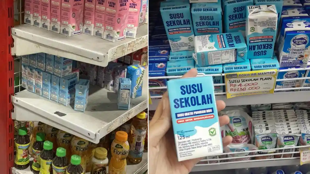 Viral Susu Sekolah MBG Dijual di Pasaran, Ultrajaya Tarik Produk dan Hentikan Pasokan