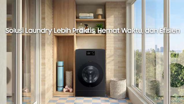 Laundry yang Menyita Waktu, Mesin Cuci AI Samsung Tawarkan  Solusi Lebih Efisien