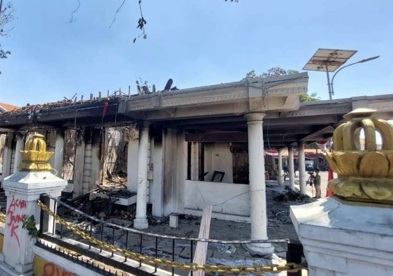 Sayap Barat Grahadi Mulai Dipugar Usai Kebakaran dalam Demonstrasi Besar Agustus 2025 Lalu