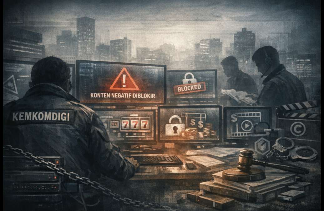 4,1 Juta Konten Negatif Ditindak Kemkomdigi, Didominasi Judi Online