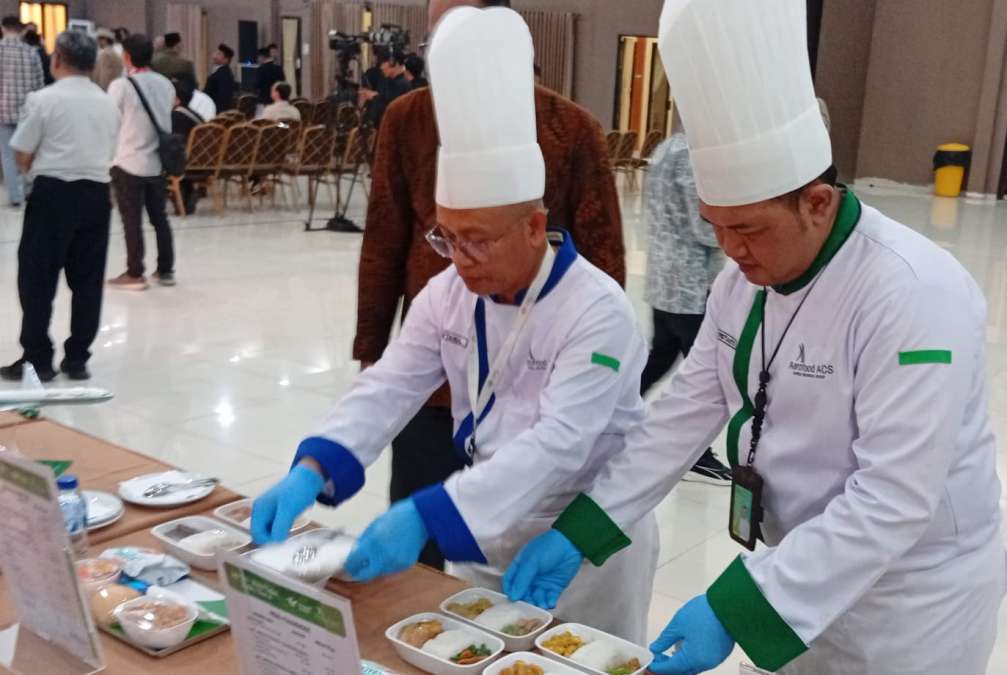 Menu Nusantara Jadi Pilihan Selama Penerbangan Haji Jamaah Embarkasi Surabaya