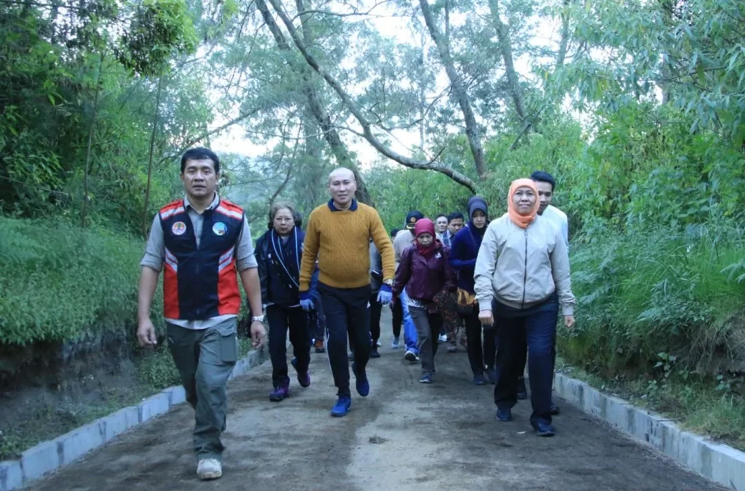 Pastikan Geopark Ijen Raih Green Card UNESCO, Gubernur Khofifah dan Dua Bupati Perkuat Sinergi