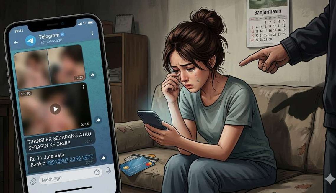 Pria di Banjarmasin Kuras Rekening Eks Pacar Rp11 Juta Bermodal Video Vulgar, Ini Ancaman Hukumannya!